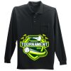 Long Sleeve Silk Touch Polo with Pocket Thumbnail
