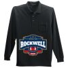 Long Sleeve Silk Touch Polo with Pocket Thumbnail
