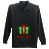 Long Sleeve Silk Touch Polo with Pocket Thumbnail