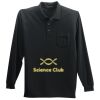 Long Sleeve Silk Touch Polo with Pocket Thumbnail