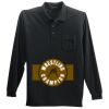 Long Sleeve Silk Touch Polo with Pocket Thumbnail